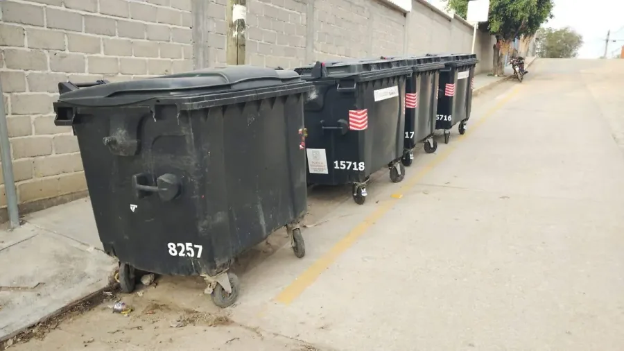 Contenedores de basura en Tuxtla Gutierrez