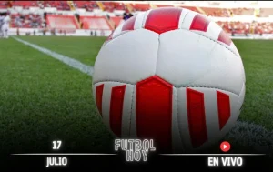 Balón de futbol para la agenda de partidos del 17 de julio de 2026