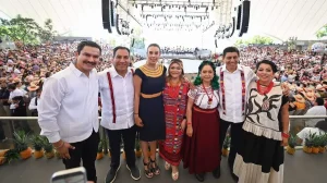 Ceremonia de graduacion de elementos Pakales en Chiapas