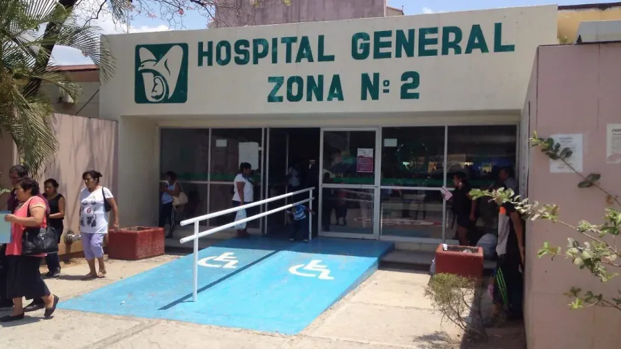Fachada del Hospital General de Zona del IMSS en Tuxtla Gutierrez