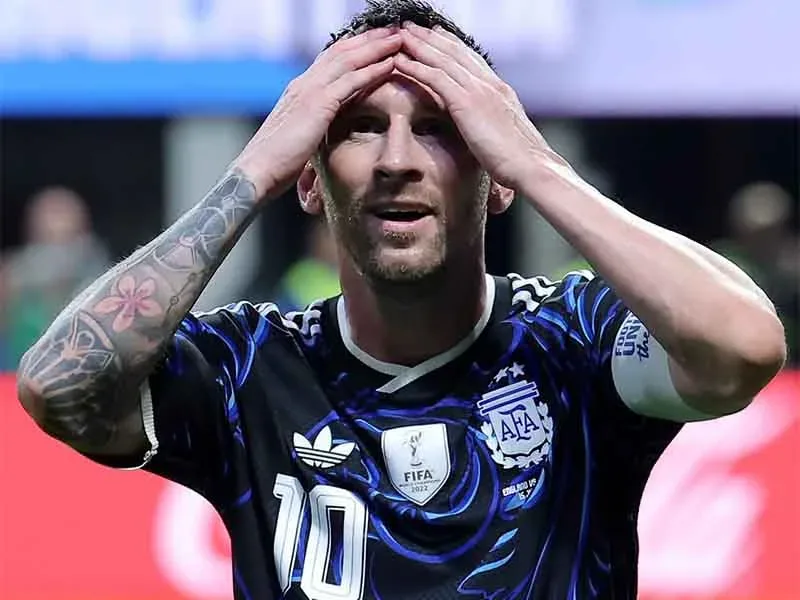 Lionel Messi con la camiseta de Argentina durante el Mundial 2026