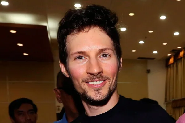 Pavel Durov, fundador de Telegram, durante un acto público de archivo