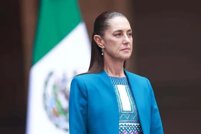Claudia Sheinbaum durante posicionamiento sobre mexicanos en Estados Unidos