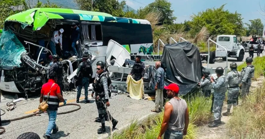 Accidente carretero en Jiquipilas, Chiapas