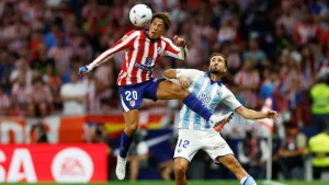 Atlético de Madrid contra Málaga