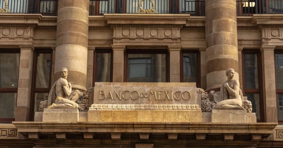 Edificio sede del Banco de México en la Ciudad de México