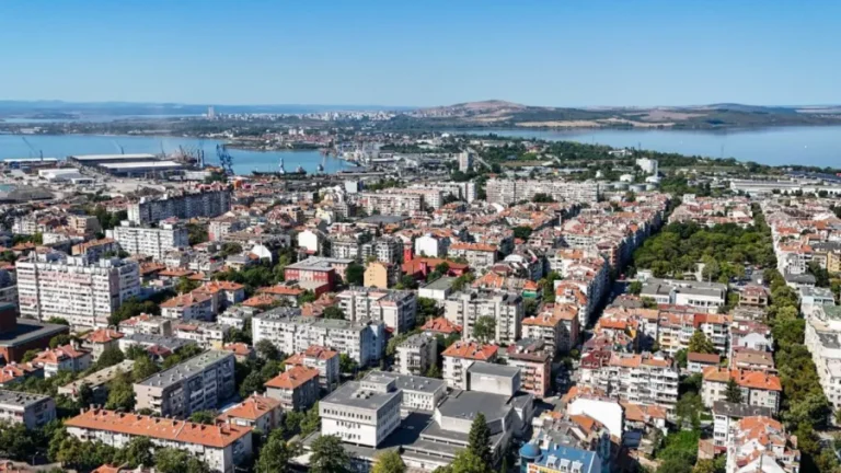 Vista de Burgas, ciudad búlgara elegida como sede de Eurovisión 2027