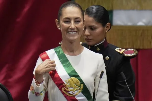 Claudia Sheinbaum durante una actividad pública