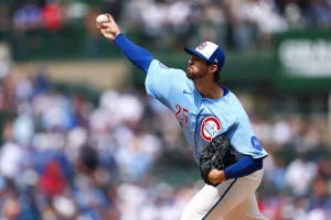 Clay Holmes lanza por los Cachorros de Chicago ante los Cardenales de San Luis