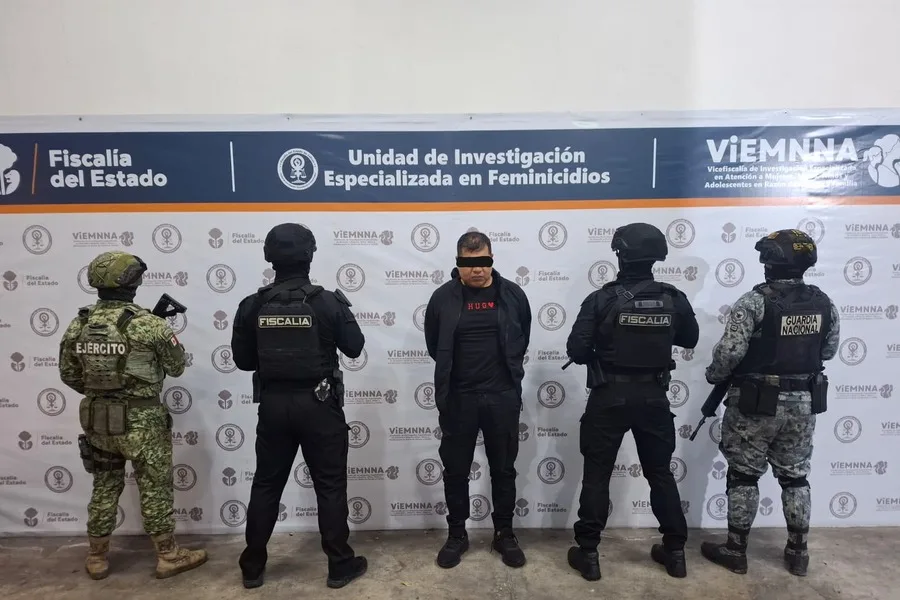 Iván Martín N detenido por su presunta participación en el feminicidio de Valeria Márquez