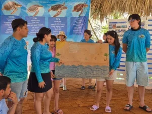 Fotografía de la costa de Puerto Arista relacionada con el Festival del Mar y la Tortuga 2026