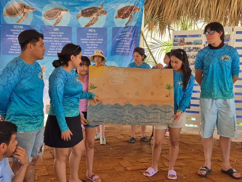 Fotografía de la costa de Puerto Arista relacionada con el Festival del Mar y la Tortuga 2026