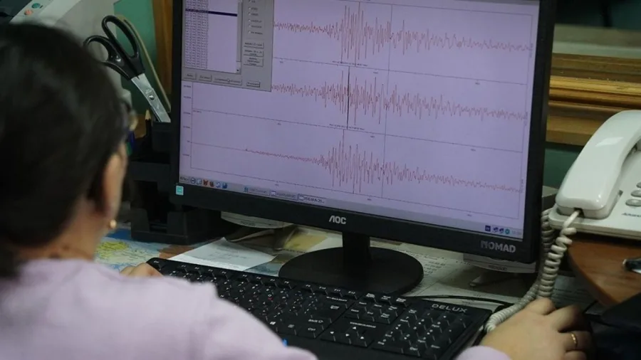 Sismo registrado frente a las costas de Chiapas