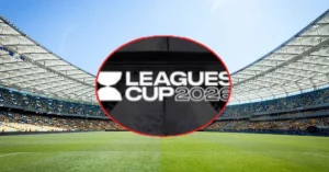 Jugadores disputan un partido de Leagues Cup 2026