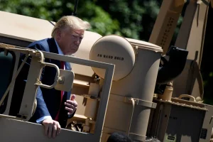 Imagen de Donald Trump relacionada con el conflicto entre Estados Unidos e Irán