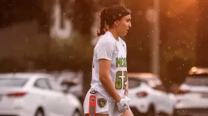 Yaritza Morales con la selección mexicana de flag football