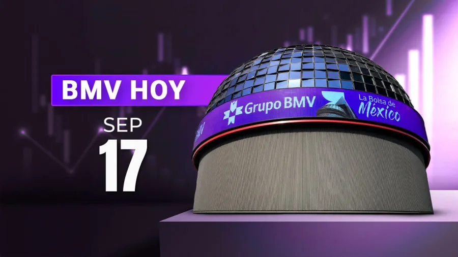 Vista alusiva a los mercados bursátiles de México y Estados Unidos