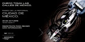 Sergio Checo Pérez con uniforme de Cadillac Formula 1 Team