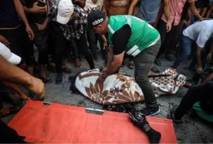 Zona afectada por el conflicto en Gaza