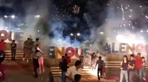 Incidente con fuegos artificiales durante el Grito de Independencia en Palenque