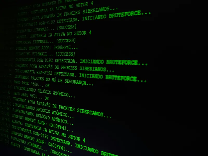Persona usando un teléfono móvil durante una investigación sobre datos personales