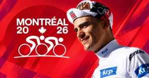 Isaac del Toro durante el Mundial de Ciclismo de Ruta 2026