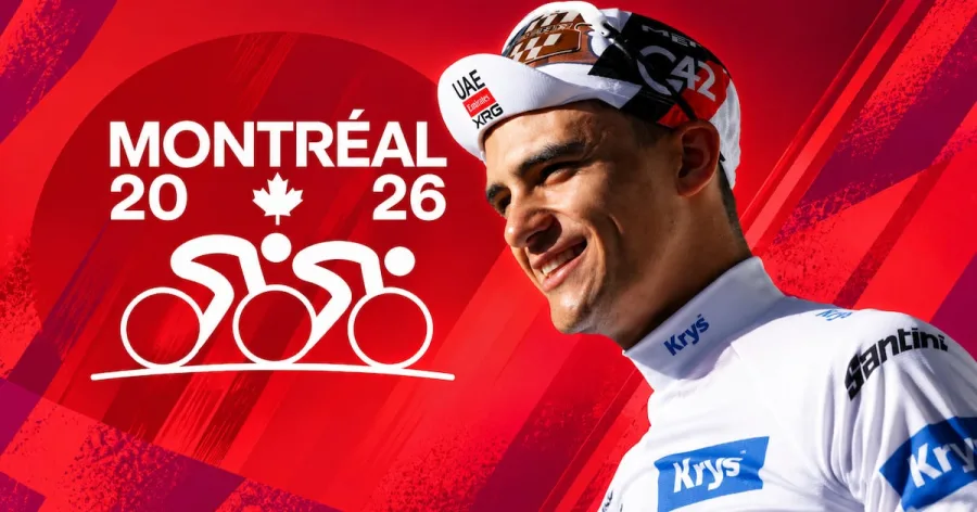 Isaac del Toro durante el Mundial de Ciclismo de Ruta 2026