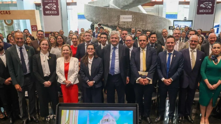 Funcionarios de México y Francia durante un encuentro económico bilateral