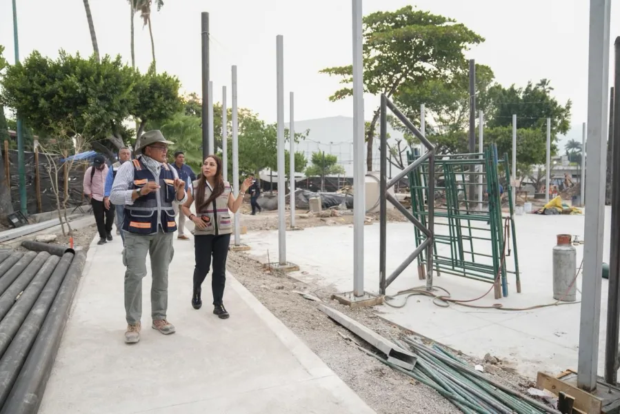 Avances de construcción del Parque Bonampak en Tuxtla Gutiérrez
