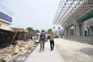 Avances de construcción del Parque Bonampak en Tuxtla Gutiérrez