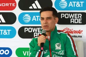 Rafael Márquez durante su presentación como técnico de la Selección Mexicana