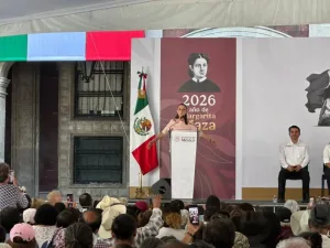 Acto público de la presidenta Claudia Sheinbaum durante su gira de trabajo en Morelos