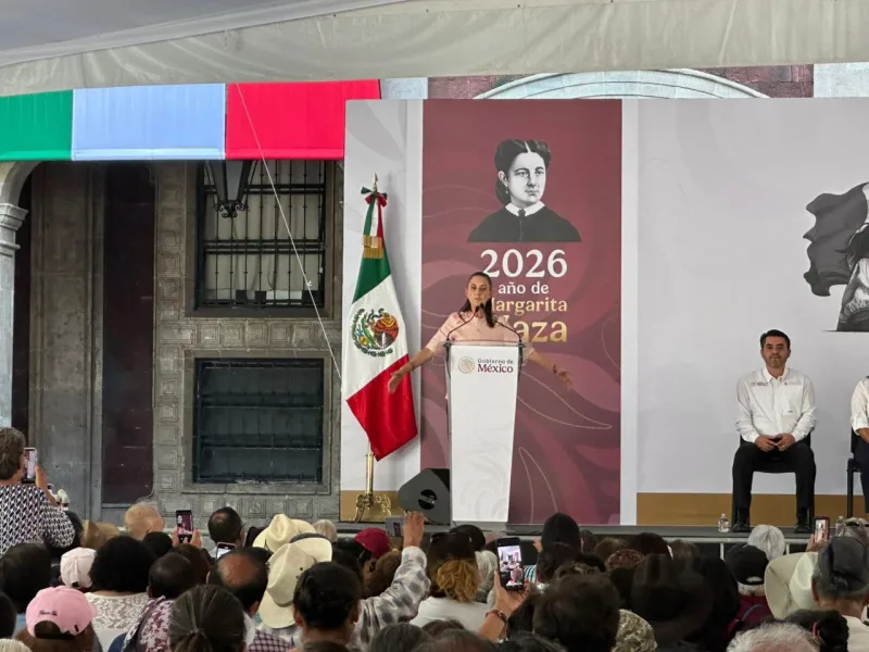 Acto público de la presidenta Claudia Sheinbaum durante su gira de trabajo en Morelos