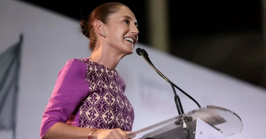 Claudia Sheinbaum durante un acto público en Hermosillo, Sonora, el 26 de septiembre de 2026