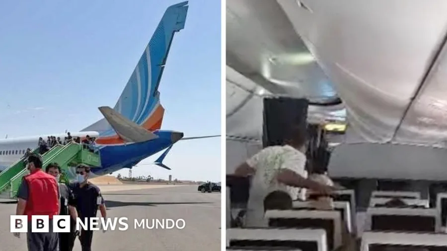 Avión de Flydubai relacionado con el vuelo desviado a Arabia Saudita