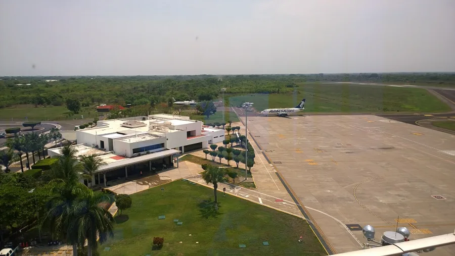 Plataforma del Aeropuerto Internacional de Tapachula