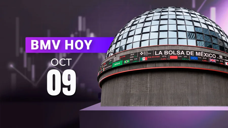 Actividad de mercado durante la jornada positiva de la Bolsa Mexicana de Valores