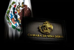 Salón de sesiones del Senado de la República durante actividades legislativas