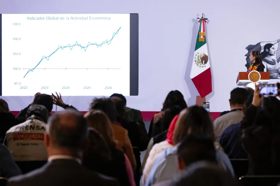 Actividad productiva en México durante el repunte económico registrado en agosto de 2026