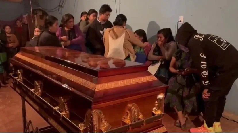 Velorio de Reynaldo Pérez Pérez en Chenalhó