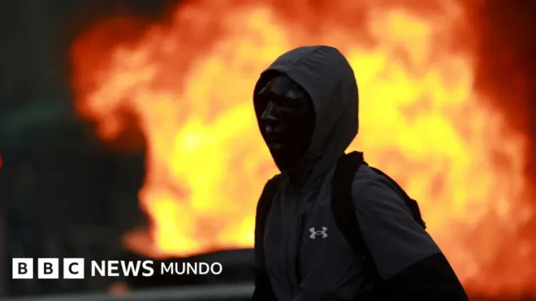 Manifestantes durante la jornada nacional de protestas en Francia