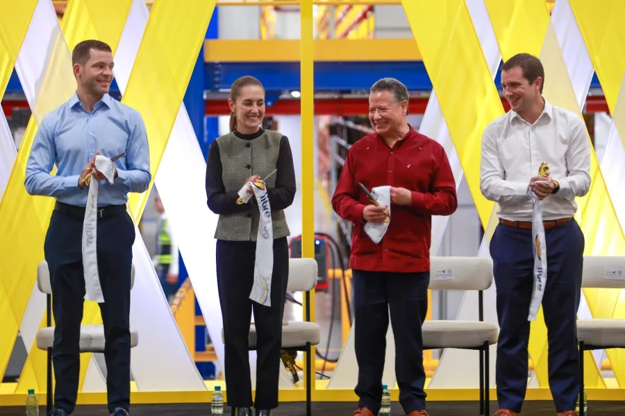 Inauguración del centro de distribución robótico de Mercado Libre en Hidalgo
