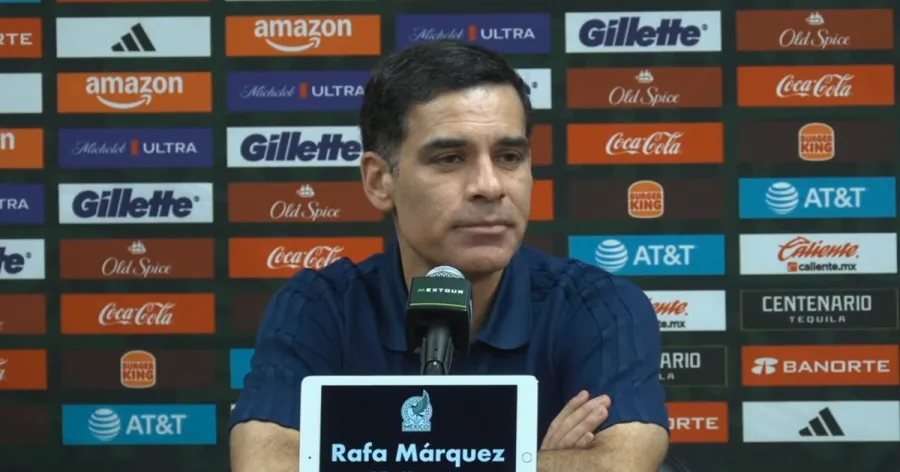 Rafael Márquez durante el partido amistoso entre México y Chile