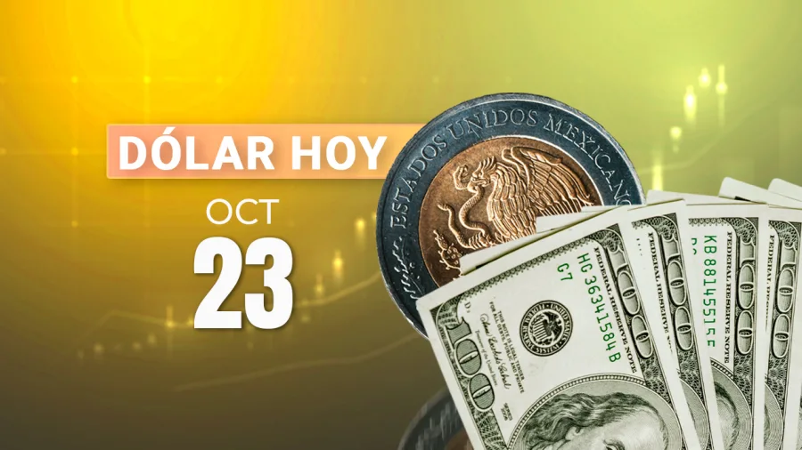 Billetes de dólar y pesos mexicanos ante la depreciación del tipo de cambio