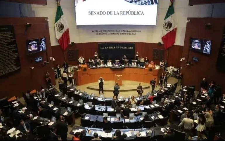 Sesión del Senado de la República durante la aprobación de la Ley de Economía Digital