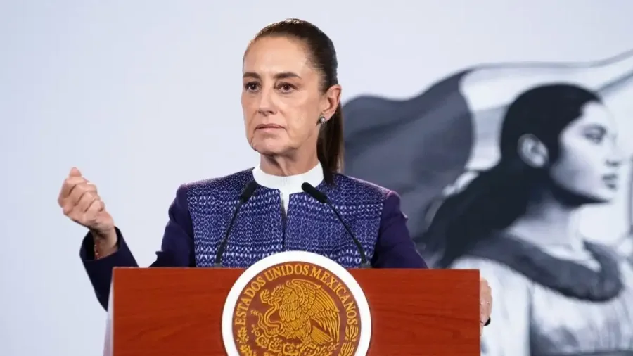 Claudia Sheinbaum durante la conferencia matutina del 12 de octubre de 2026