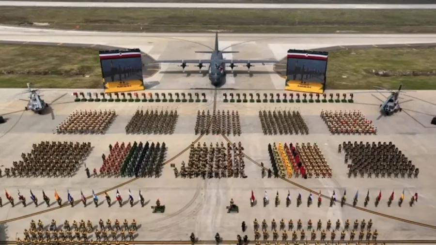 Ceremonia por los 60 años del Plan DN-III-E en Zumpango