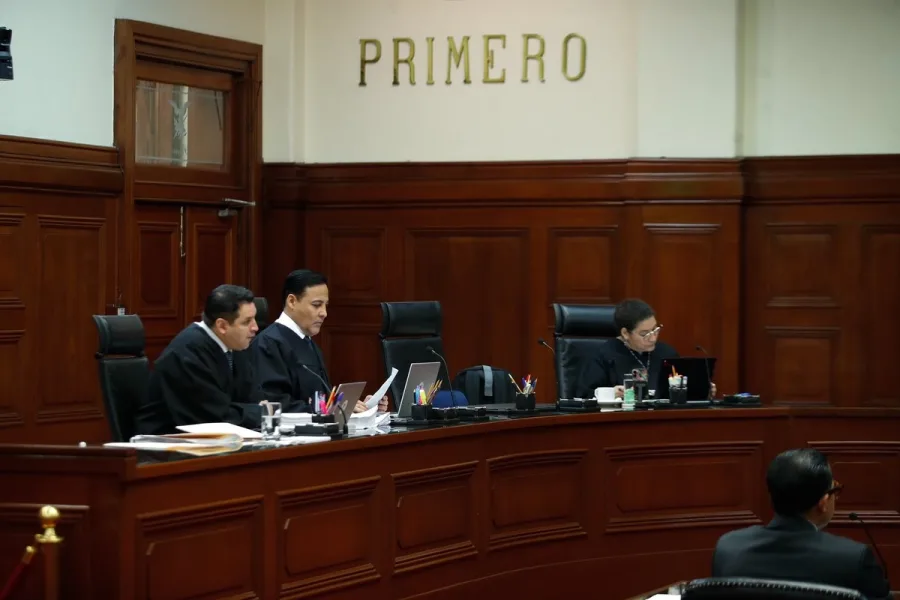 Sesión de la Suprema Corte de Justicia de la Nación