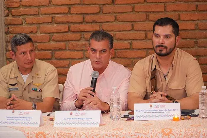 Reunión de autoridades y empresarios hoteleros sobre seguridad en Tapachula